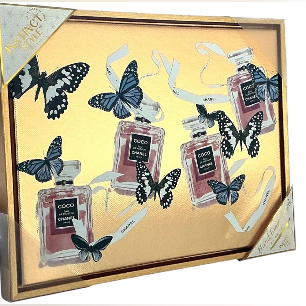 Coco Chanel Eau de  Perfume Wall Art